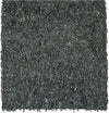 Safavieh Leather Shag LSG511 Grey Area Rug 6' Square