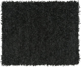 Safavieh Leather Shag LSG601 Black Area Rug 8' X 10'