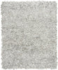 Safavieh Leather Shag LSG601 Grey/White Area Rug 8' X 10'
