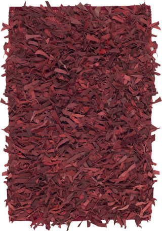 Safavieh Leather Shag LSG601 Red Area Rug 2' X 3'