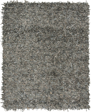 Safavieh Leather Shag LSG601 Grey/Beige Area Rug 8' X 10'