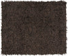 Safavieh Leather Shag LSG601 Dark Brown Area Rug 8' X 10'