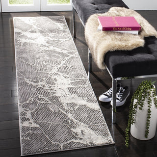 Safavieh Lurex 100 LUR187G Grey/Ivory Area Rug Lifestyle Image Feature