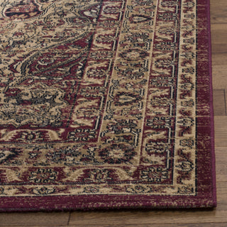 Safavieh Lavar Kerman LVK601B Creme/Red Area Rug 