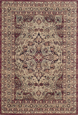 Safavieh Lavar Kerman LVK601B Creme/Red Area Rug main image