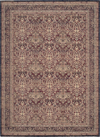 Safavieh Lavar Kerman LVK618D Red/Navy Area Rug 