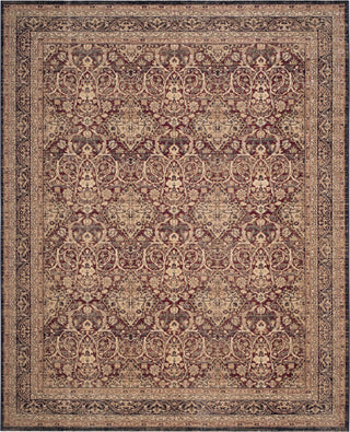 Safavieh Lavar Kerman LVK618D Red/Navy Area Rug 