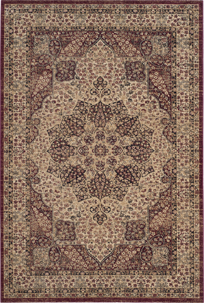 Safavieh Lavar Kerman LVK621B Creme/Red Area Rug main image