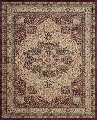 Safavieh Lavar Kerman LVK621B Creme/Red Area Rug 