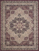 Safavieh Lavar Kerman LVK621B Creme/Red Area Rug 