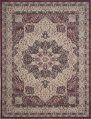 Safavieh Lavar Kerman LVK621B Creme/Red Area Rug 