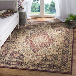 Safavieh Lavar Kerman LVK637A Cream/Navy Area Rug  Feature