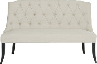 Safavieh Valerie Settee Light Taupe Furniture main image