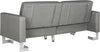 Safavieh Tribeca Foldable Sofa Bed Grey and Silver Furniture 