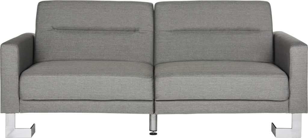 Safavieh Tribeca Foldable Sofa Bed Grey and Silver Furniture main image