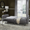 Safavieh Tribeca Foldable Sofa Bed Grey and Silver Furniture 