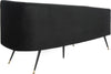Safavieh Evangeline Parisian Settee Black Furniture 