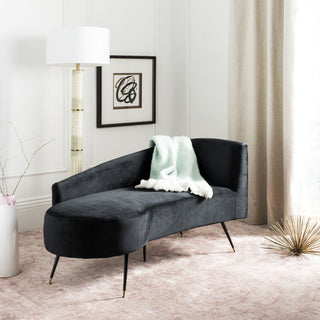 Safavieh Evangeline Parisian Settee Black  Feature