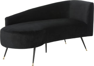 Safavieh Evangeline Parisian Settee Black Furniture 