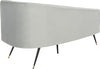 Safavieh Evangeline Parisian Settee Grey Furniture 