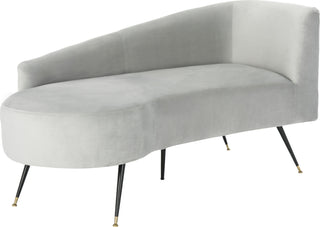 Safavieh Evangeline Parisian Settee Grey Furniture 