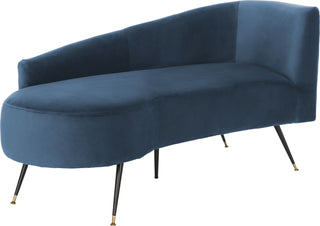 Safavieh Evangeline Parisian Settee Navy Furniture 