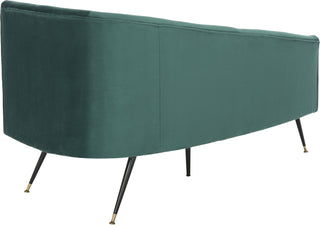 Safavieh Evangeline Parisian Settee Emerald Furniture 