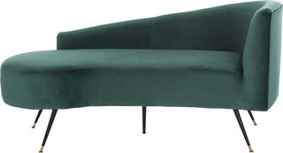 Safavieh Evangeline Parisian Settee Emerald Furniture main image