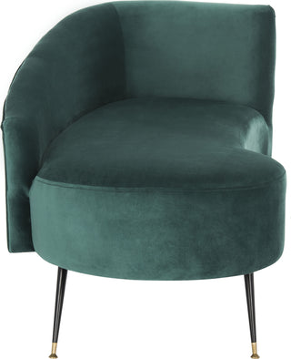 Safavieh Evangeline Parisian Settee Emerald Furniture 