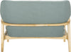 Safavieh Ellaria Loveseat Blue and Natural Furniture 
