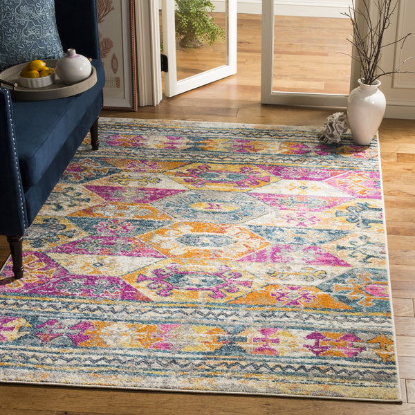 Safavieh Madison MAD118C Blue/Fuchsia Area Rug – Incredible Rugs and Decor