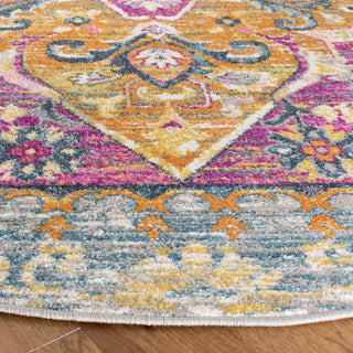 Safavieh Madison MAD119G Light Grey/Fuchsia Area Rug 