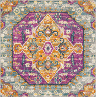 Safavieh Madison MAD119G Light Grey/Fuchsia Area Rug 