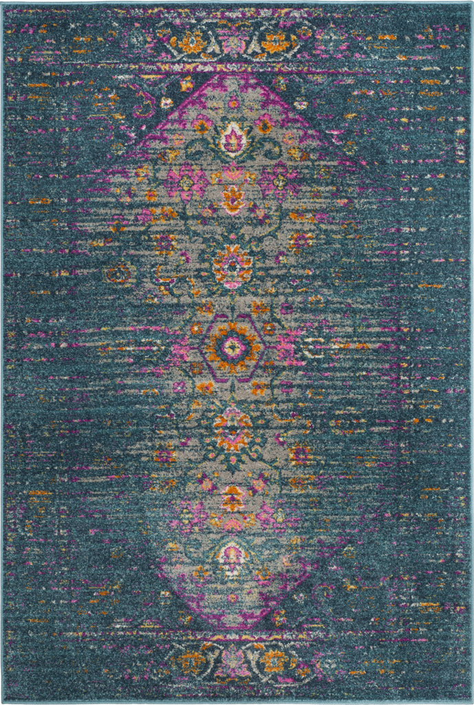 Safavieh Madison MAD122C Blue/Fuchsia Area Rug main image
