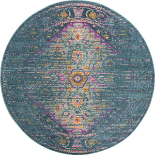 Safavieh Madison MAD122C Blue/Fuchsia Area Rug 