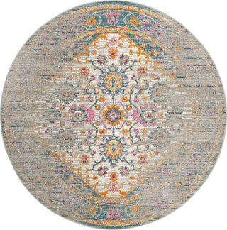 Safavieh Madison MAD122G Light Grey/Fuchsia Area Rug 