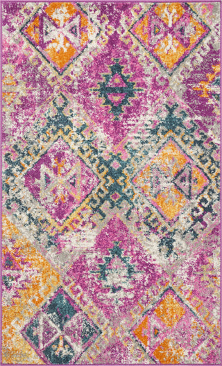 Safavieh Madison MAD125F Fuchsia/Blue Area Rug 