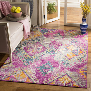 Safavieh Madison MAD125F Fuchsia/Blue Area Rug  Feature