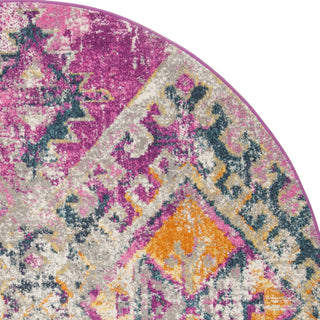 Safavieh Madison MAD125F Fuchsia/Blue Area Rug 