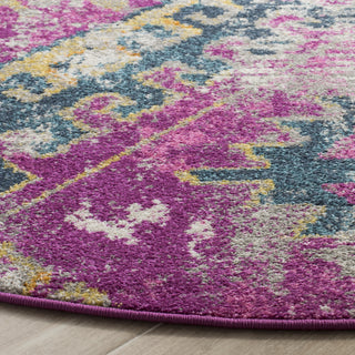 Safavieh Madison MAD125F Fuchsia/Blue Area Rug 