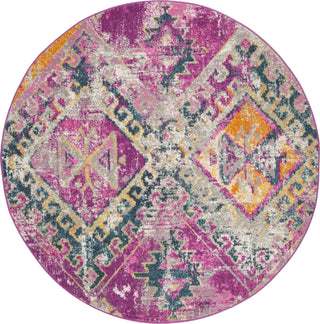 Safavieh Madison MAD125F Fuchsia/Blue Area Rug 