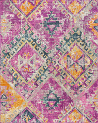 Safavieh Madison MAD125F Fuchsia/Blue Area Rug 