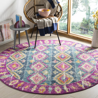 Safavieh Madison MAD129F Fuchsia/Blue Area Rug 