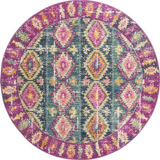 Safavieh Madison MAD129F Fuchsia/Blue Area Rug 