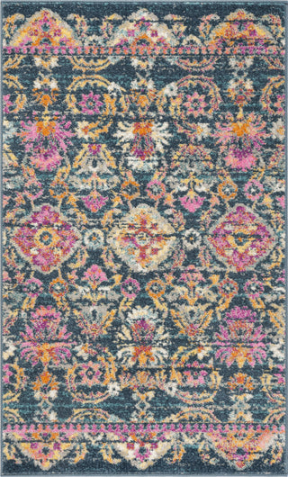 Safavieh Madison MAD130C Blue/Fuchsia Area Rug 