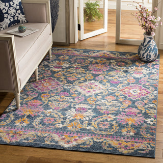 Safavieh Madison MAD130C Blue/Fuchsia Area Rug  Feature