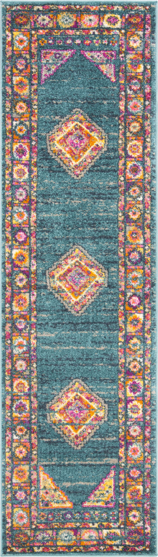 Safavieh Madison MAD133A Light Blue/Orange Area Rug 