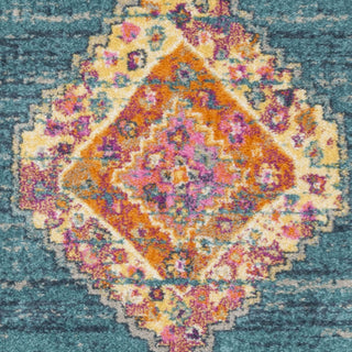 Safavieh Madison MAD133A Light Blue/Orange Area Rug 