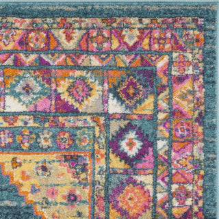 Safavieh Madison MAD133A Light Blue/Orange Area Rug 