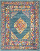 Safavieh Madison MAD133A Light Blue/Orange Area Rug 